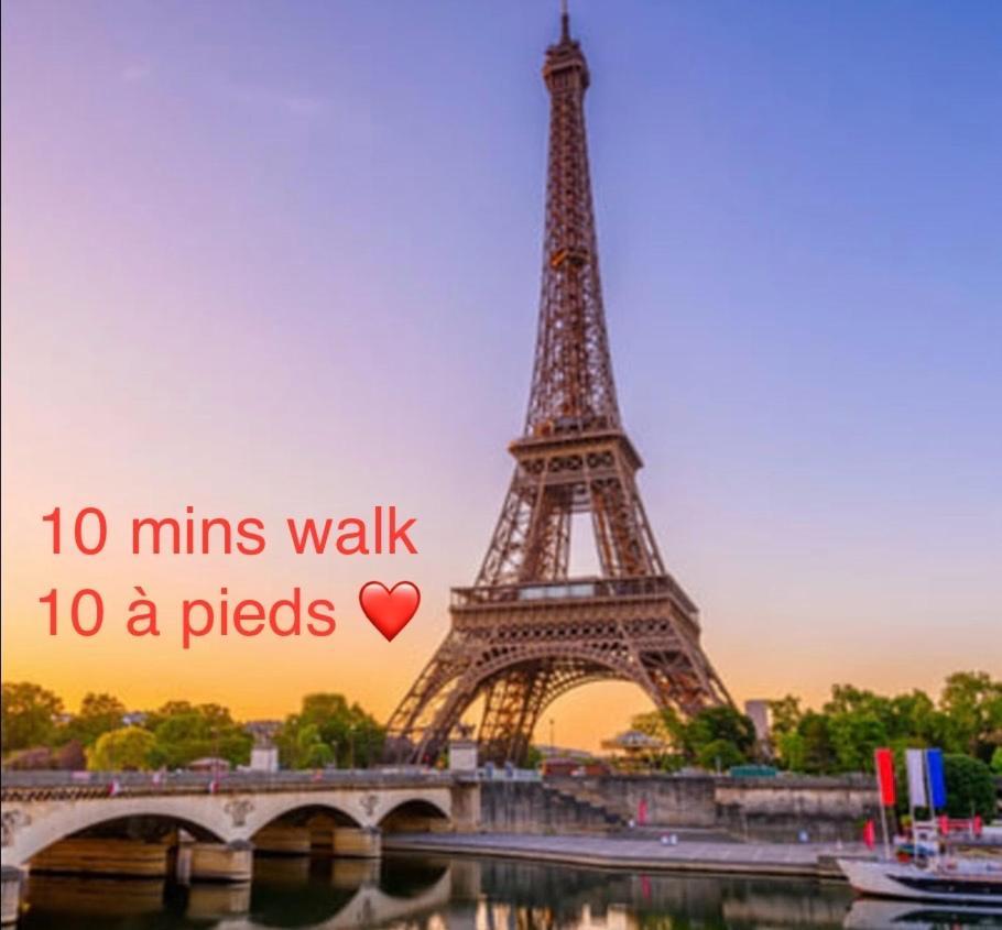 Studio 10 Mins Walk Eiffel Tower, Paris 16 外观 照片